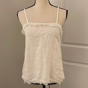 Francesca Bettini 100% Linen Strap Tank Size Small